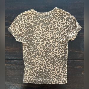 BDG animal print baby tee